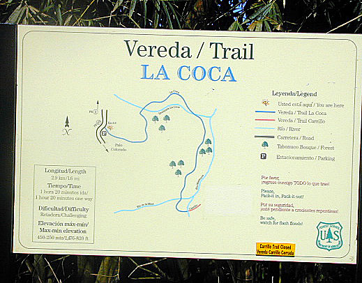 el toro trail sign post